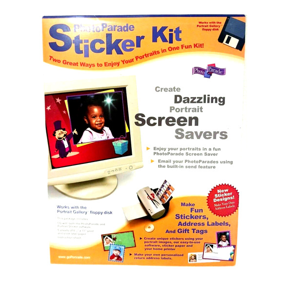 Photo Paper Sticker Kit 5 Sheets Stick Labels w CD instructions Crafts - Picture 13 of 16